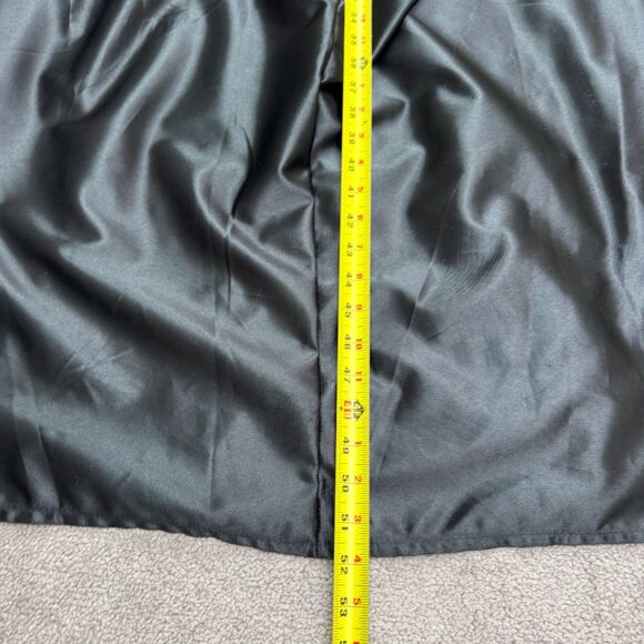 Balfour Academy Graduation Satin Robe Gown Unisex Adult Black Red 5'9 to 5'11 - Picture 5 of 12